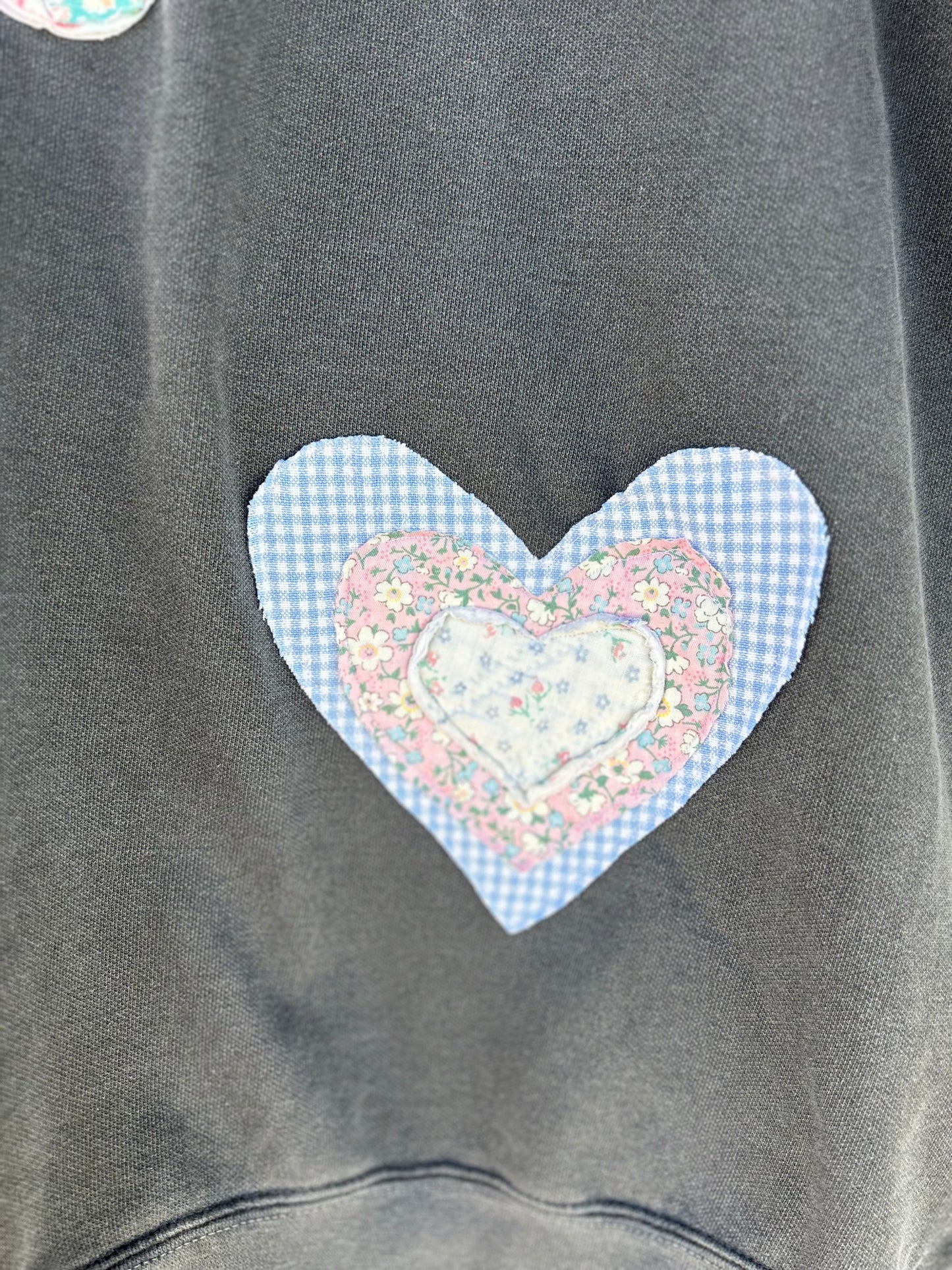 Heart and Butterfly Patch Sweater