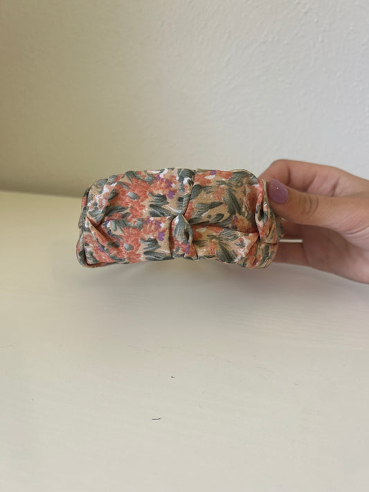 Peach Floral Headband